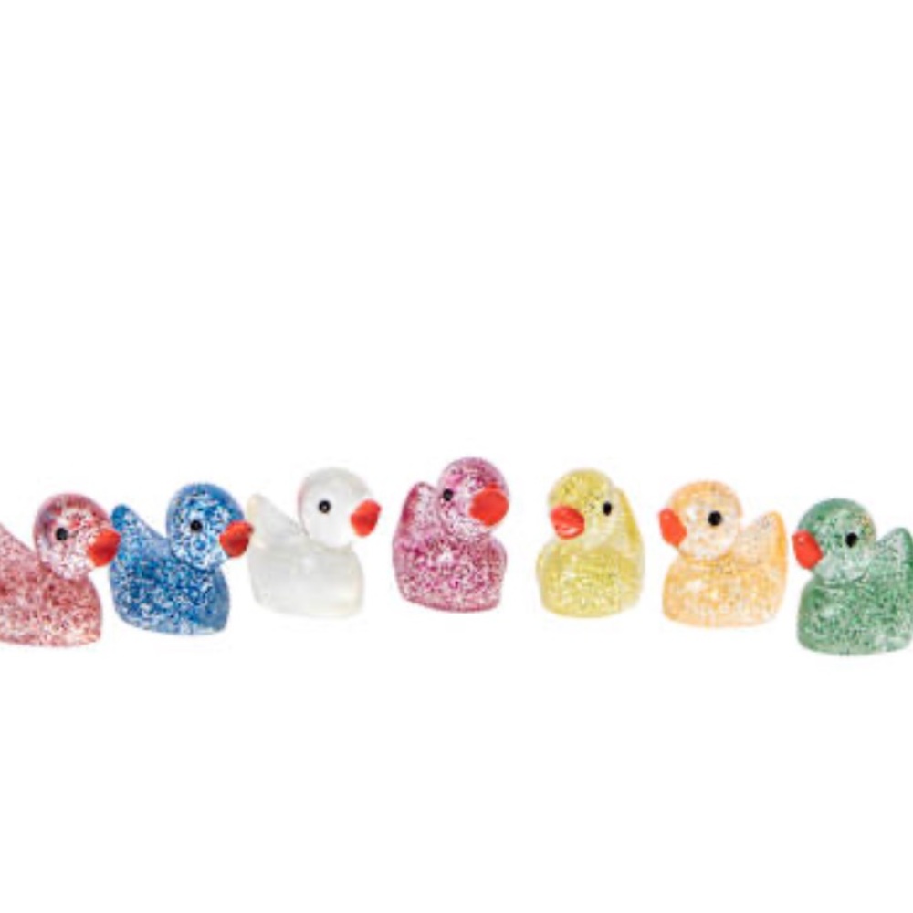 TEENY Glitter Ducks